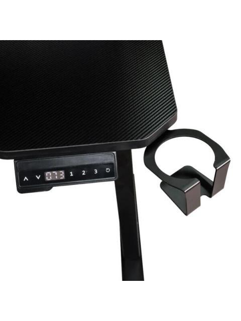 NACEB ESCRITORIO GAMER NA-0647 RGB ALTURA AJUSTABLE 174CM X 62.5CM NEGRO - Imagen 3
