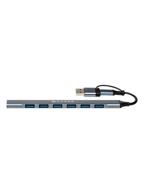 NACEB HUB USB-C - USB-A 2.0 USB-A 3.0 480 MBIT-S - Imagen 5