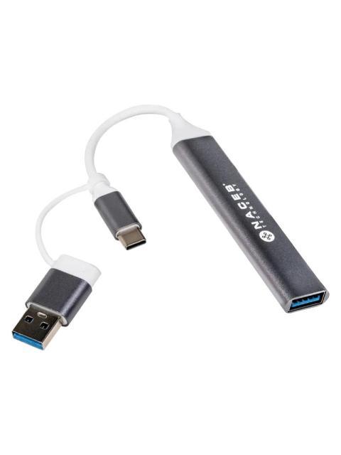 NACEB HUB USB-C-USB-A - USB-A 2.0 USB-A 3.0 5 GBIT-S - Imagen 4