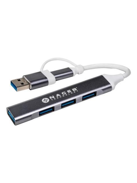 NACEB HUB USB-C-USB-A - USB-A 2.0 USB-A 3.0 5 GBIT-S - Imagen 6