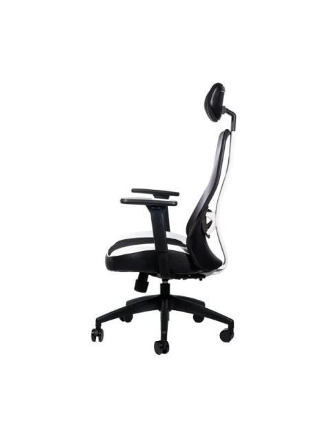 NACEB SILLA GAMER X-ONE HASTA 140KG NEGRO-BLANCO - Imagen 3