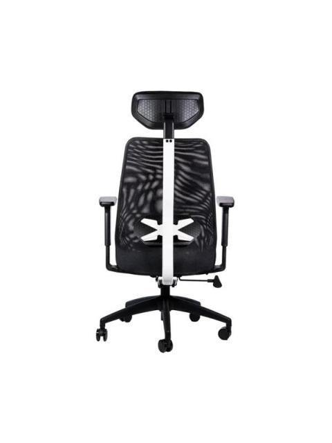 NACEB SILLA GAMER X-ONE HASTA 140KG NEGRO-BLANCO - Imagen 5