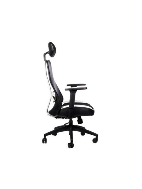 NACEB SILLA GAMER X-ONE HASTA 140KG NEGRO-BLANCO - Imagen 7