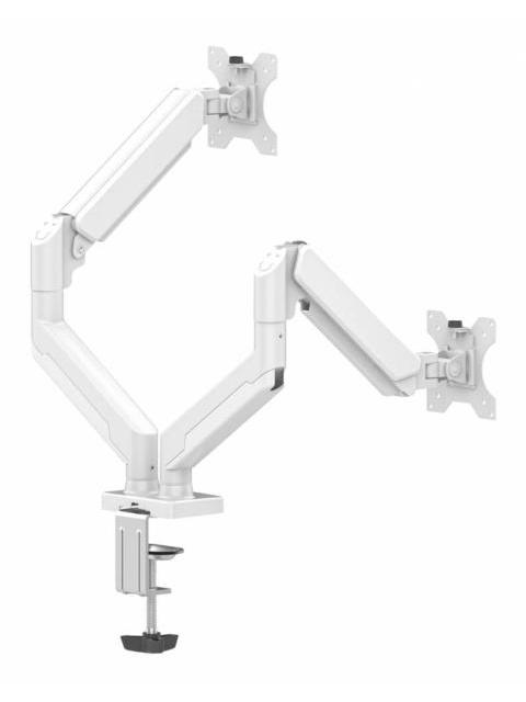 NACEB SOPORTE DE ESCRITORIO PARA 2 MONITORES 10 - 32 HASTA 20KG
