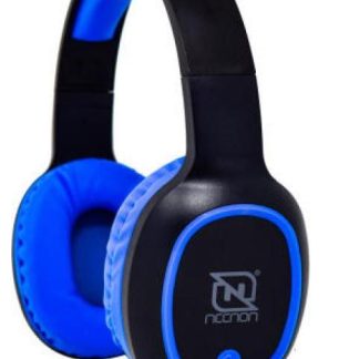 NECNON AUDIFONOS CON MICROFONO NBH-04 PRO BLUETOOTH INALAMBRICO AZUL-NEGRO