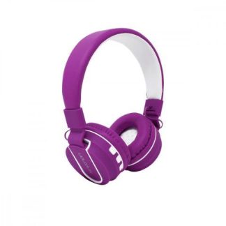 NECNON AUDIFONOS CON MICROFONO NBH-05 BLUETOOTH ALAMBRICO-INALAMBRICO USB MORADO