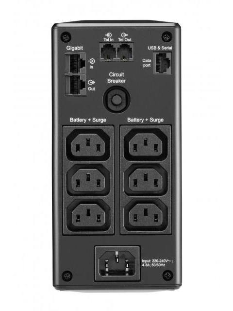 NO BREAK APC BR900MI LINEA INTERACTIVA 540W 900VA ENTRADA 176-294V SALIDA 230V 6 CONTACTOS - Imagen 2
