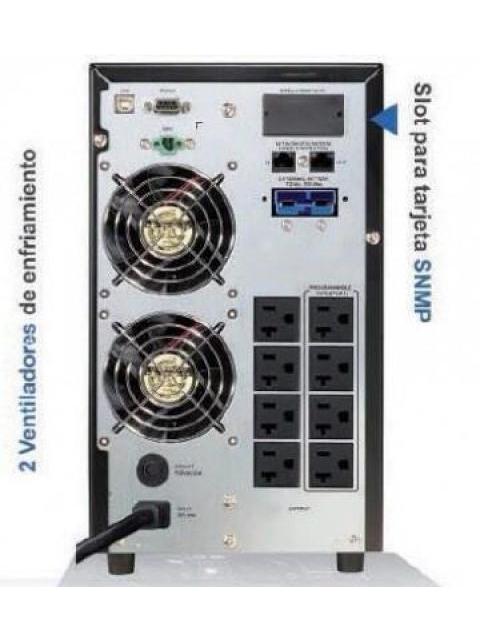 NO BREAK CDP UPO11-2AX DOBLE CONVERSION EN LINEA 2.000W 2.000VA ENTRADA 60V - 138V SALIDA 110V - 120V 8 SALIDAS - Imagen 2