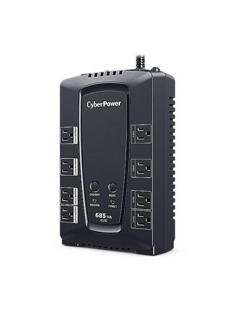 NO BREAK CYBERPOWER CP685AVR 390W 685VA 8 CONTACTOS - Imagen 3