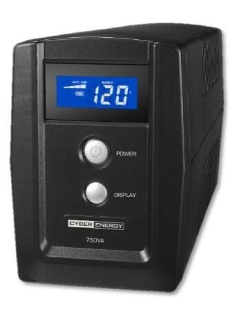 NO BREAK CYBERPOWER OM750ATLCD LINEA INTERACTIVA 420W 750VA ENTRADA 82-148V 6 CONTACTOS - Imagen 3