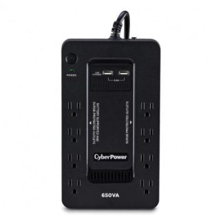 NO BREAK CYBERPOWER SX650U LINEA EN ESPERA 360W 650VA ENTRADA 90V - 120V SALIDA 114V - 126V 8 SALIDAS CONTACTOS