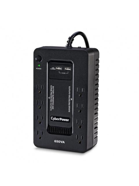 NO BREAK CYBERPOWER SX650U LINEA EN ESPERA 360W 650VA ENTRADA 90V - 120V SALIDA 114V - 126V 8 SALIDAS CONTACTOS - Imagen 2