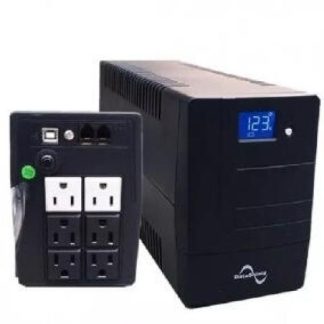 NO BREAK DATASHIELD KS1000 LCD 1000 VA 600 W 6 H NEGRO HOGAR Y OFICINA