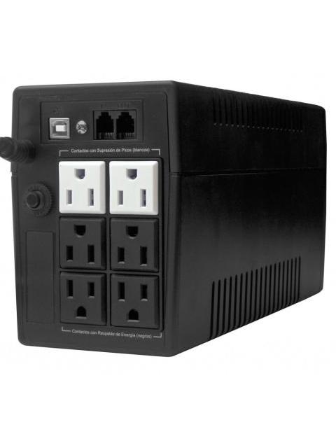 NO BREAK KOBLENZ 5516 USB-R LINEA INTERACTIVA 330W 550VA ENTRADA 120V SALIDA 120V 6 CONTACTOS - Imagen 3