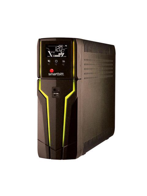 NO BREAK SMARTBITT SBNB1800G LINEA INTERACTIVA 900W 1.800VA ENTRADA 100V - 120V SALIDA 100V - 120V 8 CONTACTOS - Imagen 2