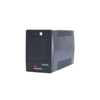 NO BREAK SMARTBITT SBNB2400 LINEA INTERACTIVA 1200W 2400VA ENTRADA 82 - 148V SALIDA 100 - 120V 8 CONTACTOS