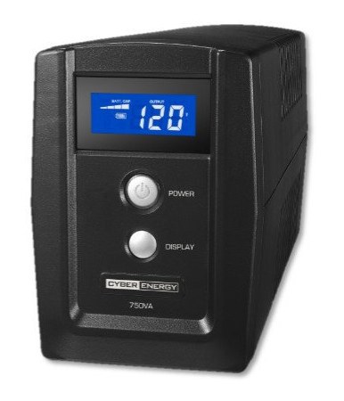 NO BREAK CYBERPOWER OM750ATLCD LINEA INTERACTIVA 420W 750VA ENTRADA 82-148V 6 CONTACTOS - Imagen 2