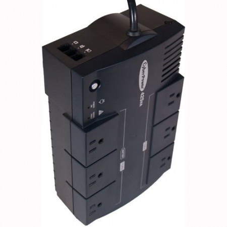 NO BREAK CYBERPOWER STANDBY 255W 425VA ENTRADA 96-140V SALIDA 120V 8 CONTACTOS - Imagen 3