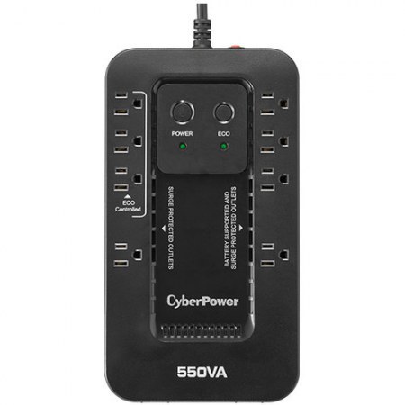 NO BREAK CYBERPOWER EC550G 330W 550VA ENTRADA 96-140V - Imagen 4