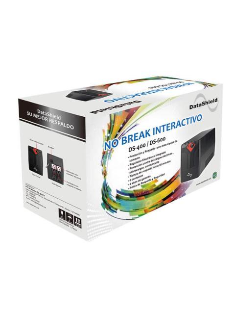 NOBREAK DATASHIELD DS600 600 VA 360 W NEGRO HOGAR Y OFICINA - Imagen 5