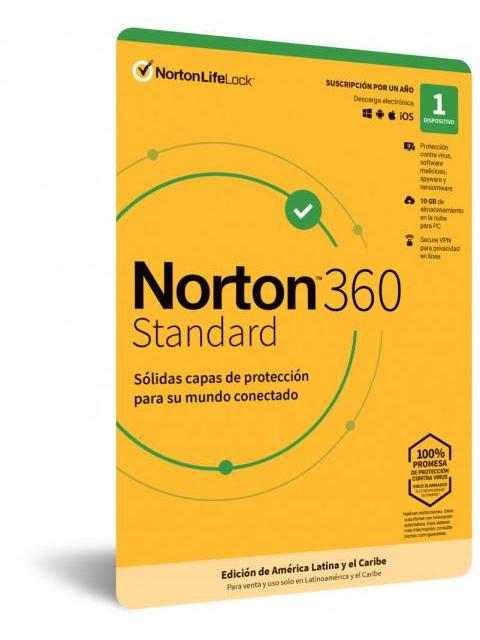 NORTON 360 STANDARD INTERNET SEC 1L 1A - Imagen 3
