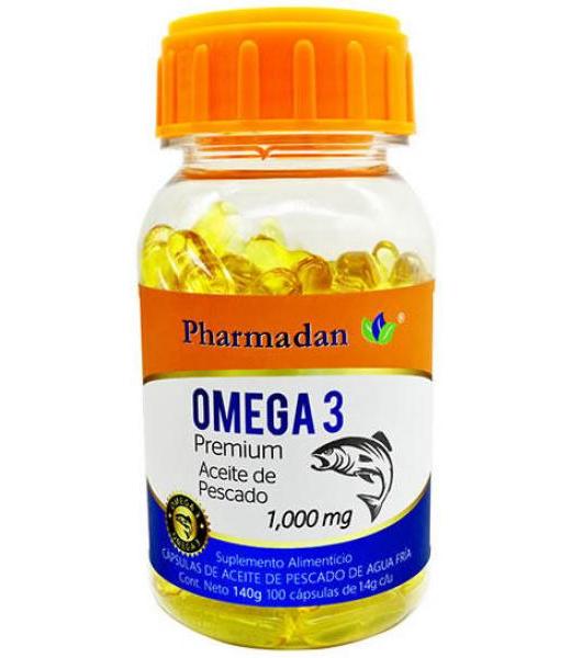 OMEGA 3 ACEITE DE PESCADO 100 CAPS PHARMADAN