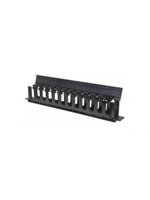 INTELLINET ORGANIZADOR DE CABLES HORIZONTAL 1U RJ-45 NEGRO - Imagen 2