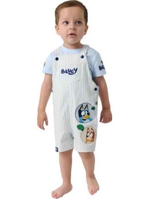 OVEROL BLUEY BINGO AZUL BLUEY