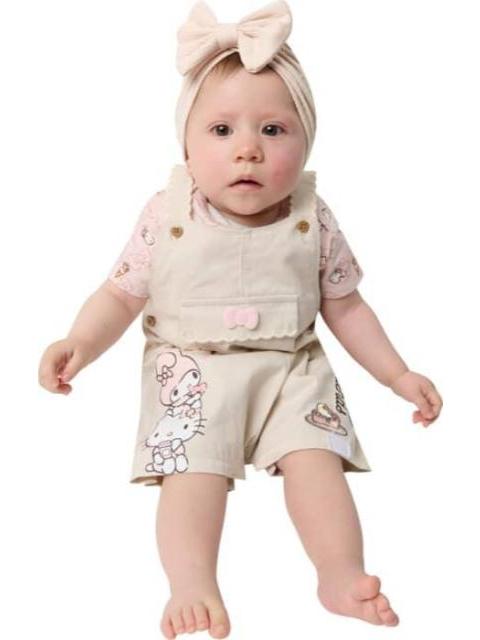 OVEROL HELLO KITTY BEIGE HELLO KITTY AND FRIENDS