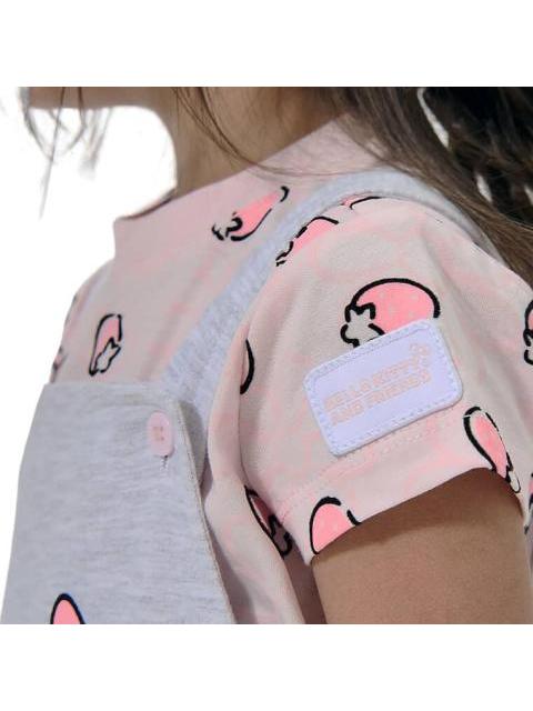 OVEROL HELLO KITTY CINNAMOROLL MY MELODY GRIS HELLO KITTY AND FRIENDS - Imagen 4