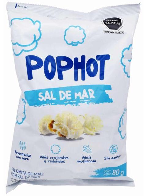 PALOMITA DE MAIZ SAL DE MAR 80 G POP HOT