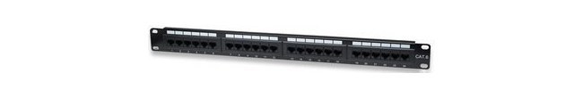 INTELLINET PANEL DE PARCHEO CAT6 24 PUERTOS RJ-45 1U NEGRO - Imagen 2