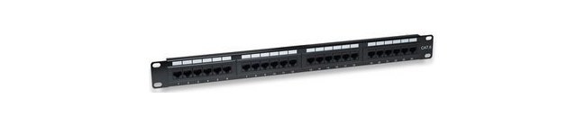 INTELLINET PANEL DE PARCHEO CAT6 24 PUERTOS RJ-45 1U NEGRO - Imagen 4