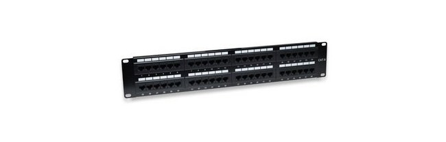 INTELLINET PANEL DE PARCHEO CAT6 2U 48 PUERTOS - Imagen 2