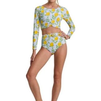 PANTALETA DE BIKINI ESTAMPADO AZUL HOLLY LAND