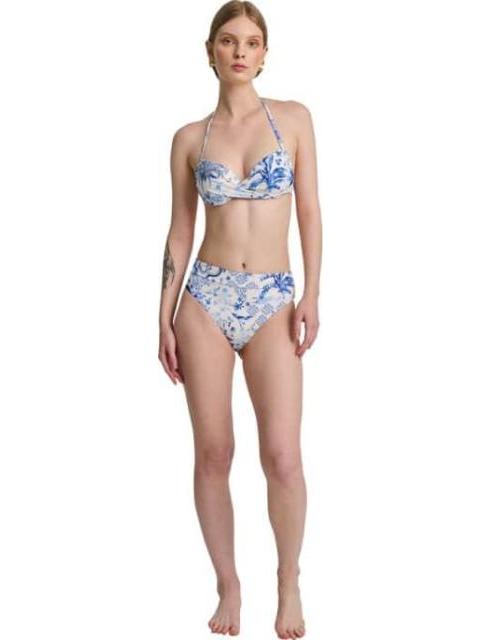 PANTALETA DE BIKINI ESTAMPADO AZUL HOLLY LAND