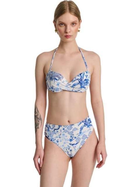 PANTALETA DE BIKINI ESTAMPADO AZUL HOLLY LAND - Imagen 2