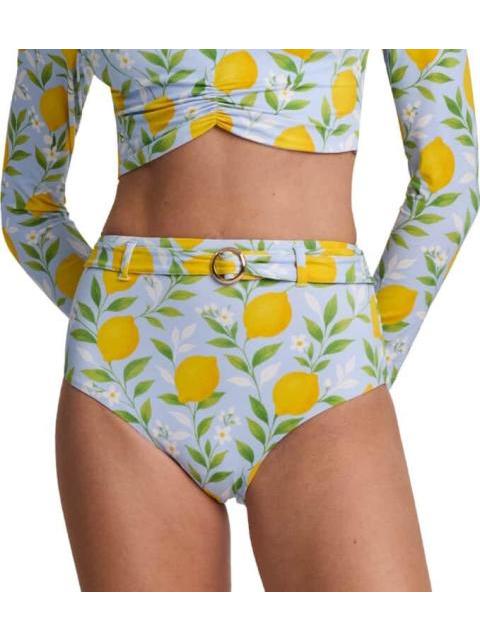 PANTALETA DE BIKINI ESTAMPADO AZUL HOLLY LAND - Imagen 4