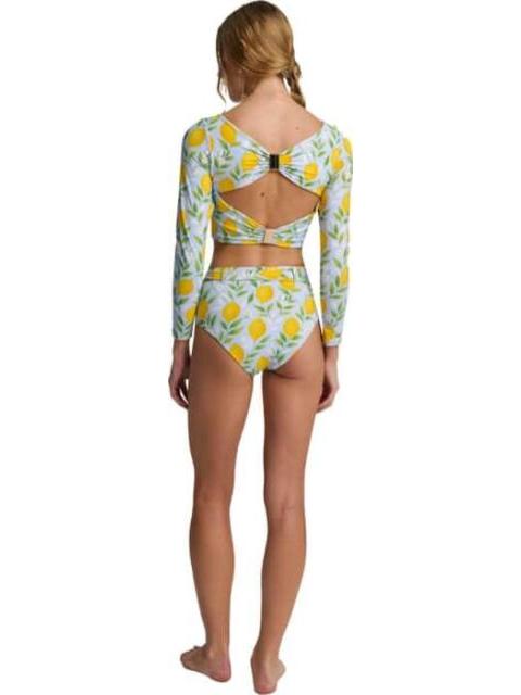 PANTALETA DE BIKINI ESTAMPADO AZUL HOLLY LAND - Imagen 5