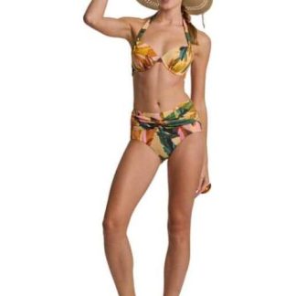 PANTALETA DE BIKINI ESTAMPADO MULTICOLOR HOLLY LAND