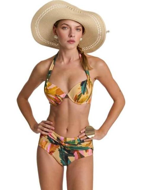 PANTALETA DE BIKINI ESTAMPADO MULTICOLOR HOLLY LAND - Imagen 2