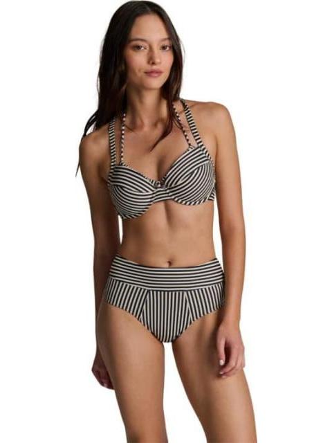 PANTALETA DE BIKINI RAYAS AZUL MARINO HOLLY LAND - Imagen 2
