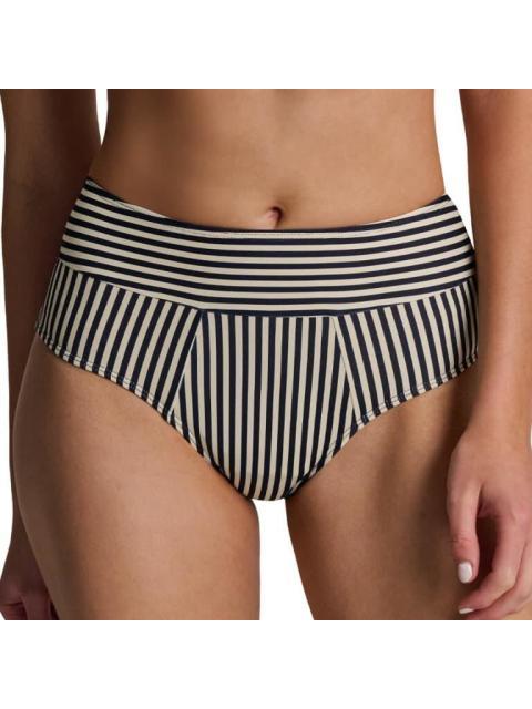 PANTALETA DE BIKINI RAYAS AZUL MARINO HOLLY LAND - Imagen 4