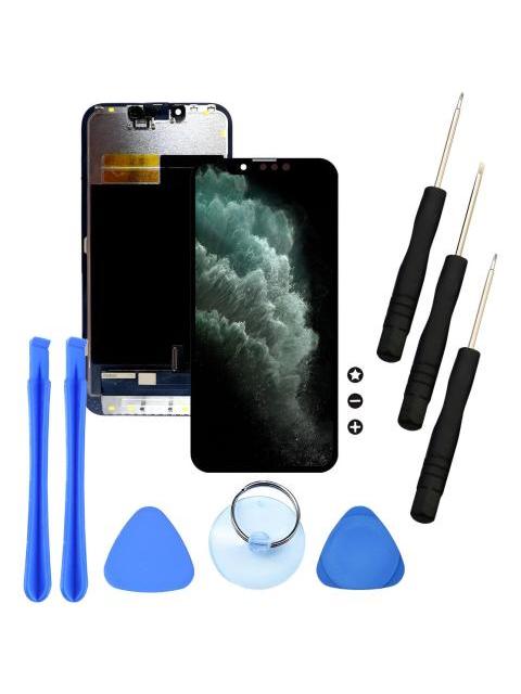 PANTALLA COMPLETA COMPATIBLE CON IPHONE 13 A2631 2633 AMOLED NEGRO