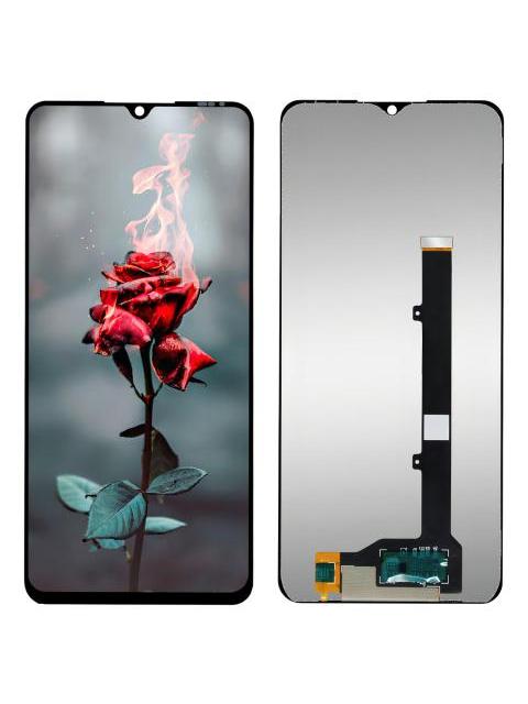 PANTALLA COMPLETA COMPATIBLE CON ZTE BLADE A52 A72 INCELL COLOR NEGRO SLIM COMPANY