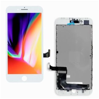 PANTALLA COMPLETA DISPLAY Y TOUCH INCELL COMPATIBLE CON IPHONE 8 PLUS A1864 COLOR SLIM COMPANY BLANCO