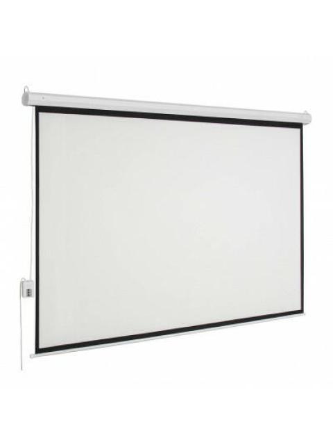 PANTALLA DE PROYECCION ELECTRICA DE COLGAR MSE154 MULTIMEDIA SCREEN 1.54X1.54M. 86 PULGADAS DIAGONALES. INCLUYE C.R. INALAMBRICO Y ALAMBRICO