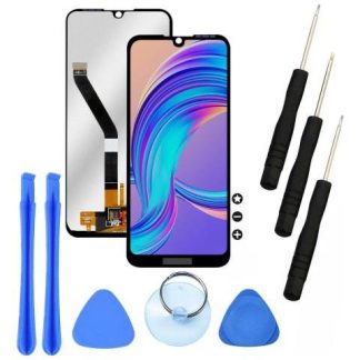 PANTALLA PARA HUAWEI HONOR 8A JAT-LX3 REPUESTO PARA CELULAR SLIM COMPANY NEGRO