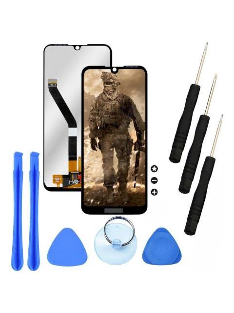 PANTALLA PARA HUAWEI Y6S JAT-LX3 DISPLAY LCD TOUCH COMPLETA REPUESTO PARA CELULAR SLIM COMPANY NEGRO + KIT DE HERRAMIENTA