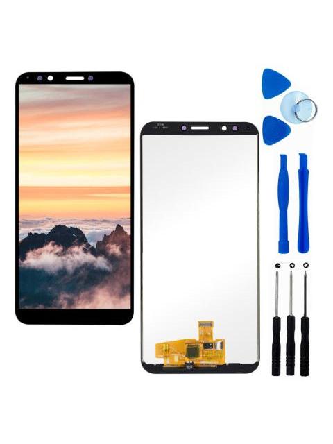 PANTALLA PARA HUAWEI Y7 2018 LDN-LX3 INCELL COMPLETA REPUESTO PARA CELULAR SLIM COMPANY NEGRO + KIT DE HERRAMIENTAS